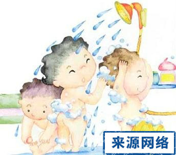 正确沐浴 沐浴 三步曲 洗澡 洗脸 洗头